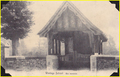 The First World War memorial, presented to the school by the Old Alfredians