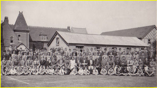 John Haynes has emailed in to tell us that this was 1937/8; John is back row, 9th from the left